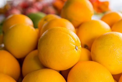 Close-up of fruits for sale at market stall