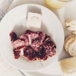 Close-up of food in plate