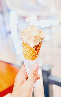 A handful of ice cream makes people happy