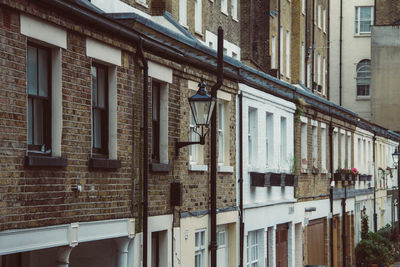 Low angle view of residential building