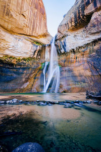 View of waterfall