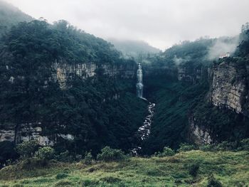 Scenic view of landscape against sky