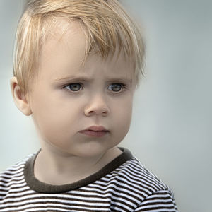 Close-up of cute boy