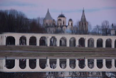 View of cathedral against sky in city