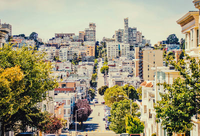 Cityscape against sky