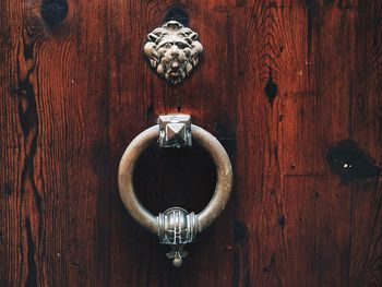Close-up of door handle