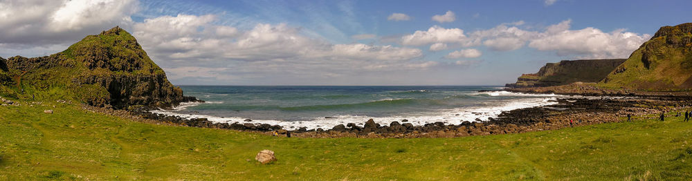 Panoramic view of sea against sky