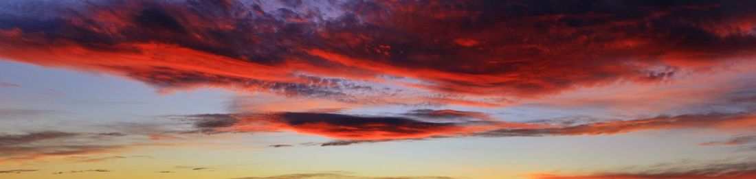 Low angle view of dramatic sky