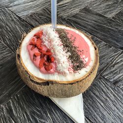 High angle view of fruits in bowl on table