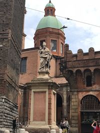 Low angle view of historic building against sky