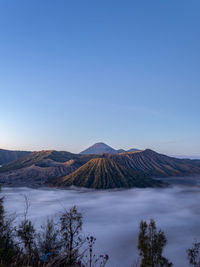Landscape of mount bromo indonesia