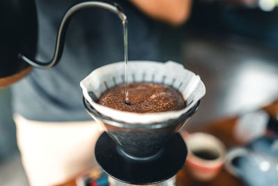 Close-up of coffee cup