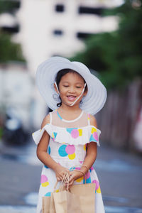 Portrait of a smiling girl