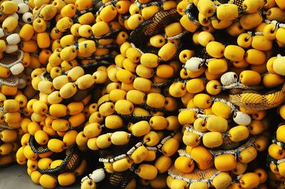 Full frame shot of pumpkins