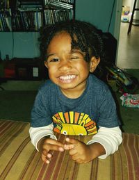 Portrait of smiling girl