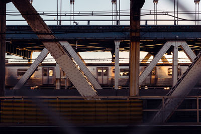 Low angle view of bridge against sky