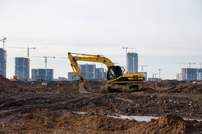 View of construction site