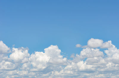 Low angle view of clouds in sky