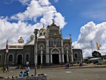 View of church against cloudy sky