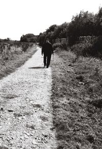 People walking on road