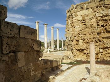 Old ruins against sky