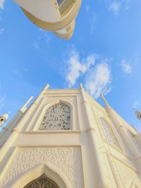 Low angle view of building against sky