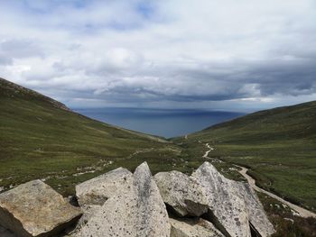 Mourne wall, mountain to ocean