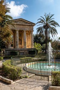 View of fountain