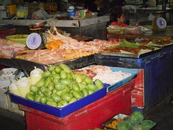 Full frame shot of vegetables for sale in market