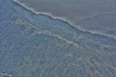 High angle view of sea shore