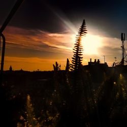 Scenic view of sunset sky