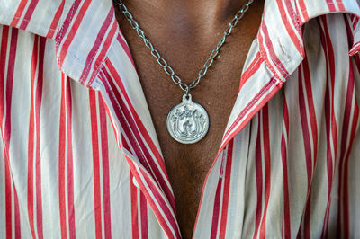 Close-up of a heart shape decoration