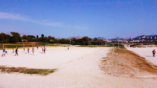 People on beach