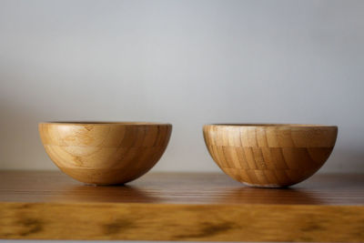 Two wooden bowls b.s