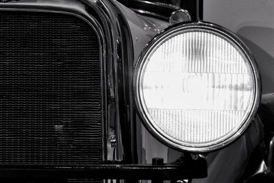 Close-up of vintage car