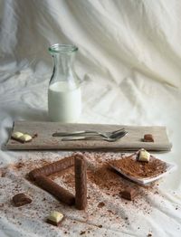 Close-up of food on table