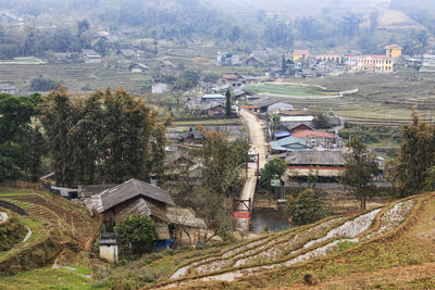 Village of lao cai near sapa in north vietnam