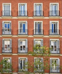 Full frame shot of residential building