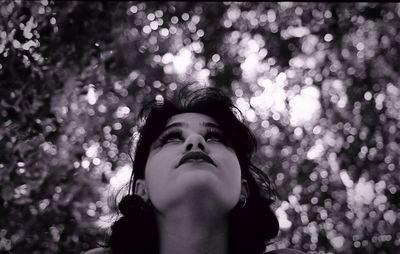 Portrait of young woman