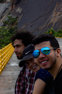 Portrait of a smiling young couple