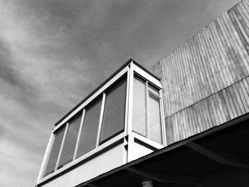 Low angle view of building against sky