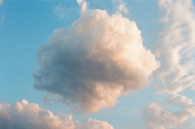 Low angle view of clouds in sky