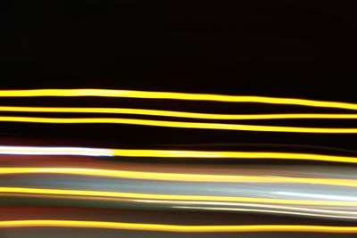 Full frame shot of yellow light trails