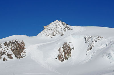 Snowcapped mountain against sky