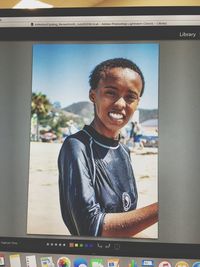 Portrait of a smiling young man