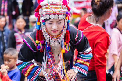 Group of people in traditional clothing