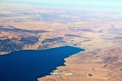 Aerial view of landscape