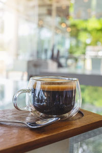 Close-up of drink on table