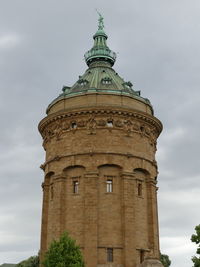 Low angle view of historical building against sky