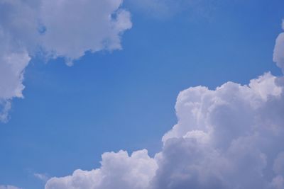 Low angle view of clouds in sky